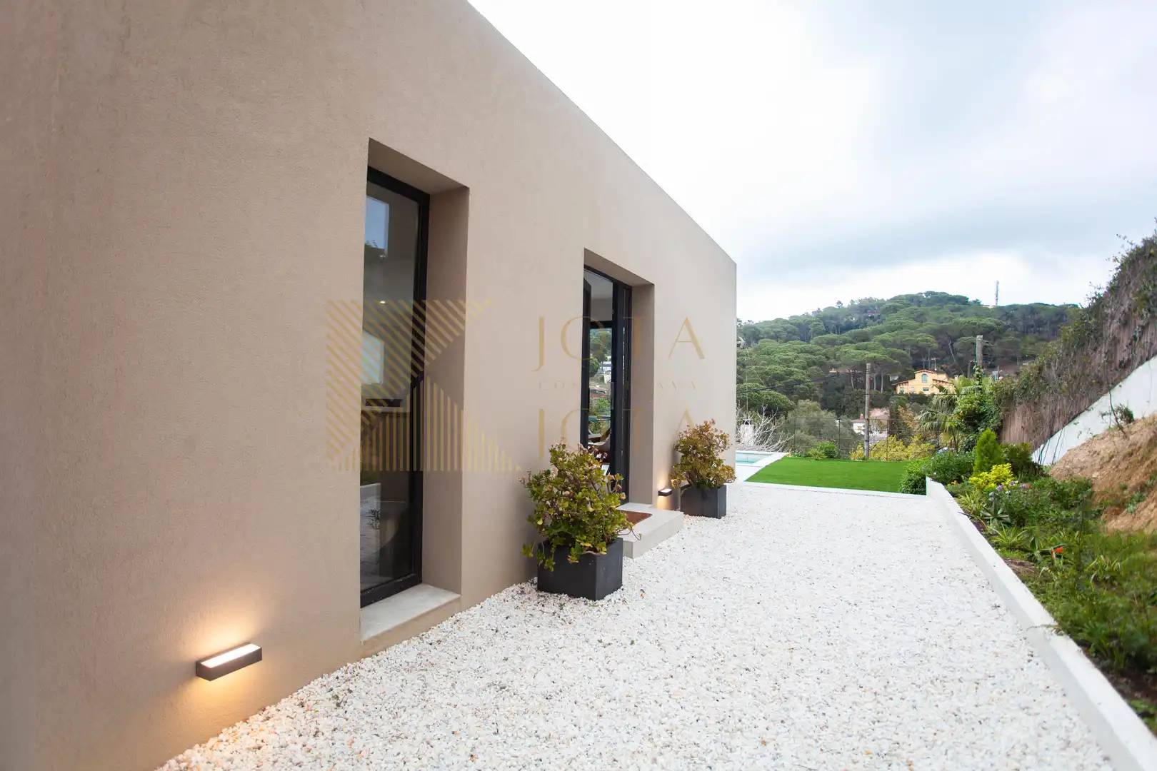 Vista exterior de Casa o chalet en venta en Vidreres con Aire acondicionado, Jardín privado y Parquet