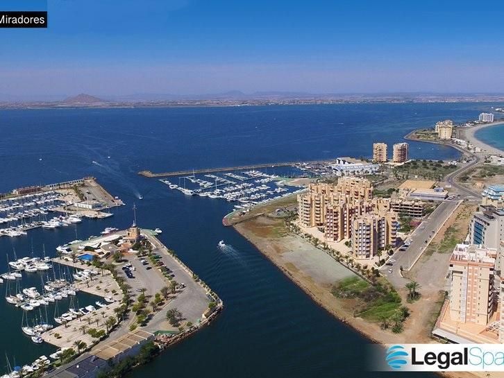 Exterior view of Flat for sale in La Manga del Mar Menor  with Air Conditioner, Heating and Private garden