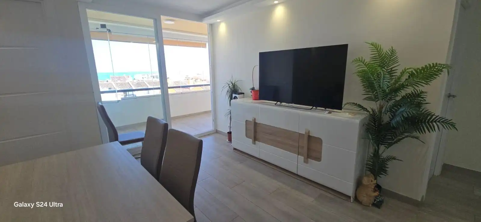 Wohnzimmer von Wohnung zur Miete in Torremolinos mit Klimaanlage, Heizung und Terrasse
