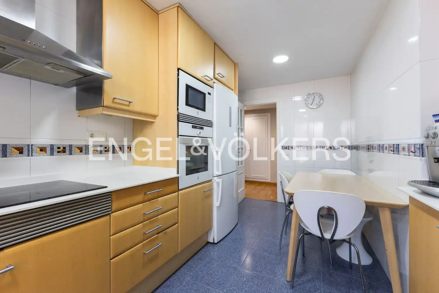 Cocina de Piso de alquiler en Valencia con Aire acondicionado, Calefacción y Parquet