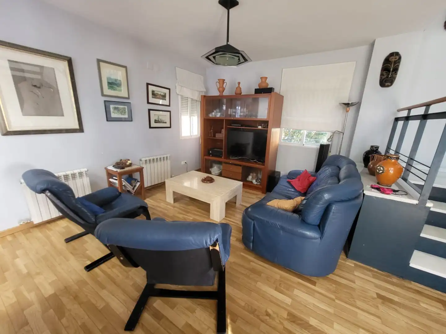 Sala d'estar de Casa o xalet en venda en Albolote amb Aire condicionat, Calefacció i Jardí privat