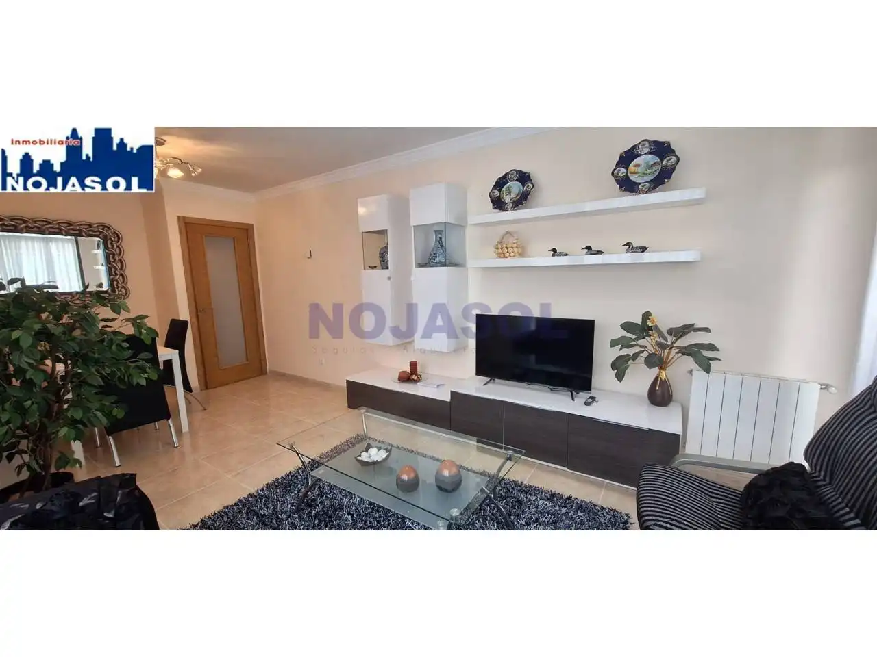 Living room of Flat for rent in Noja  with Heating, Terrace and Furnished