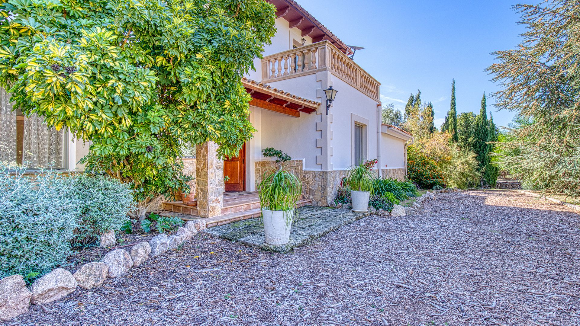 Außenansicht von Country house zum verkauf in Esporles mit Heizung, Terrasse und Abstellraum