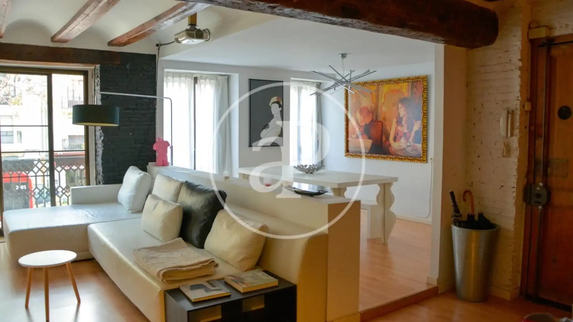 Living room of Flat for sale in  Valencia Capital  with Heating and Terrace
