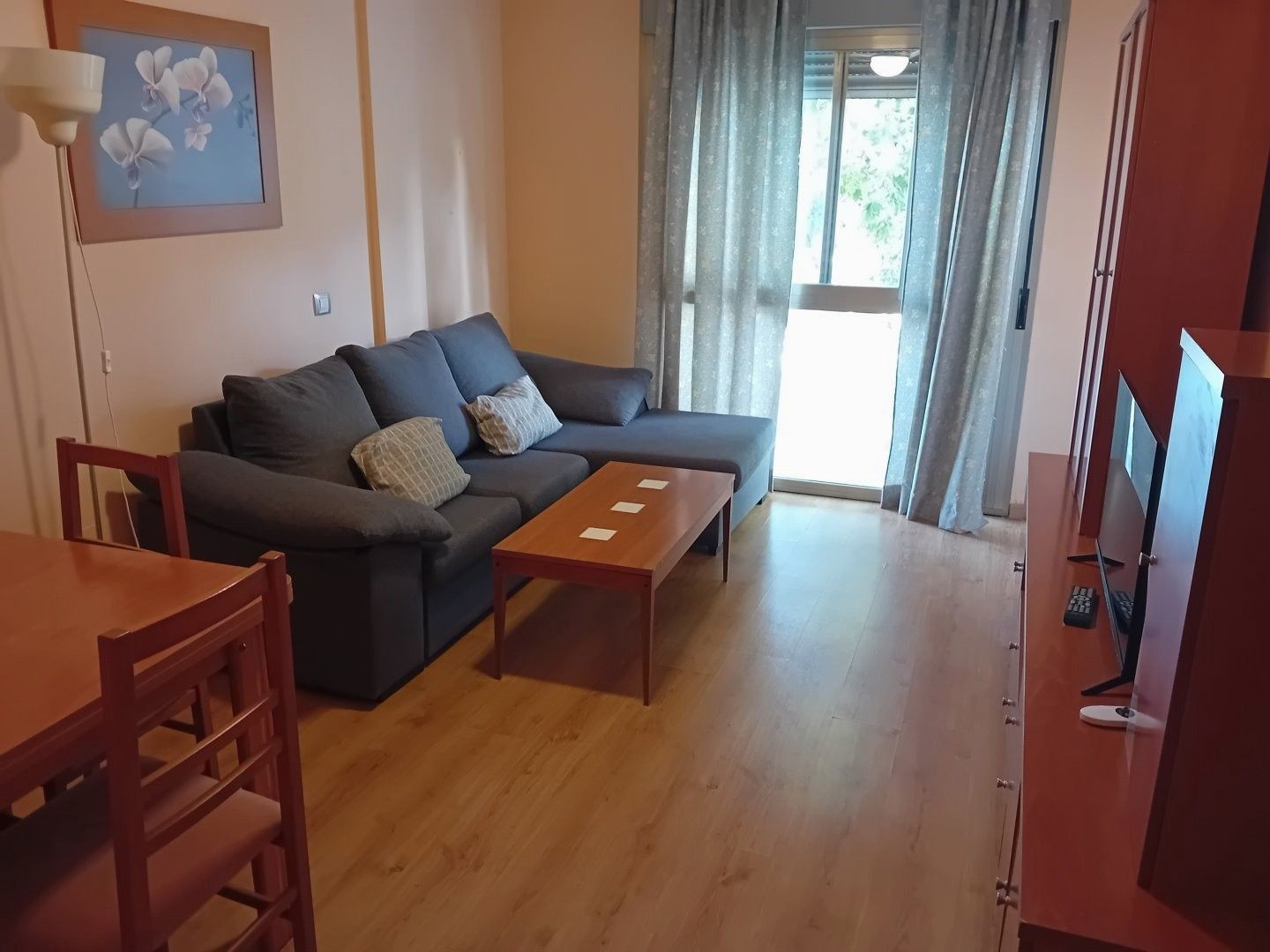 Living room of Flat for sale in Ciudad Real Capital  with Heating, Terrace and Furnished