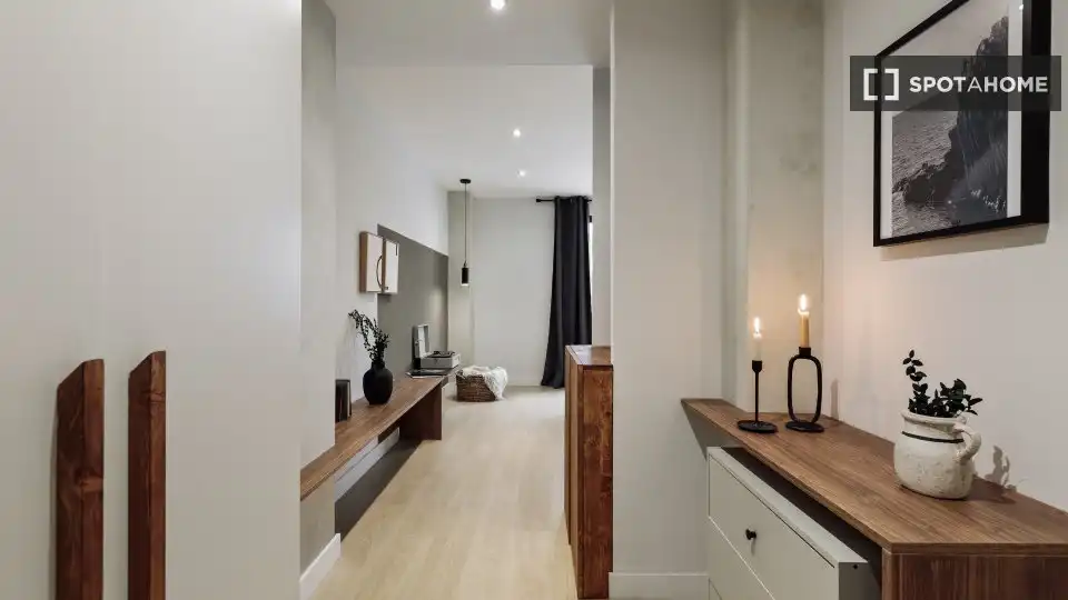 Apartament per a compartir en Barcelona amb Aire condicionat, Terrassa i Moblat