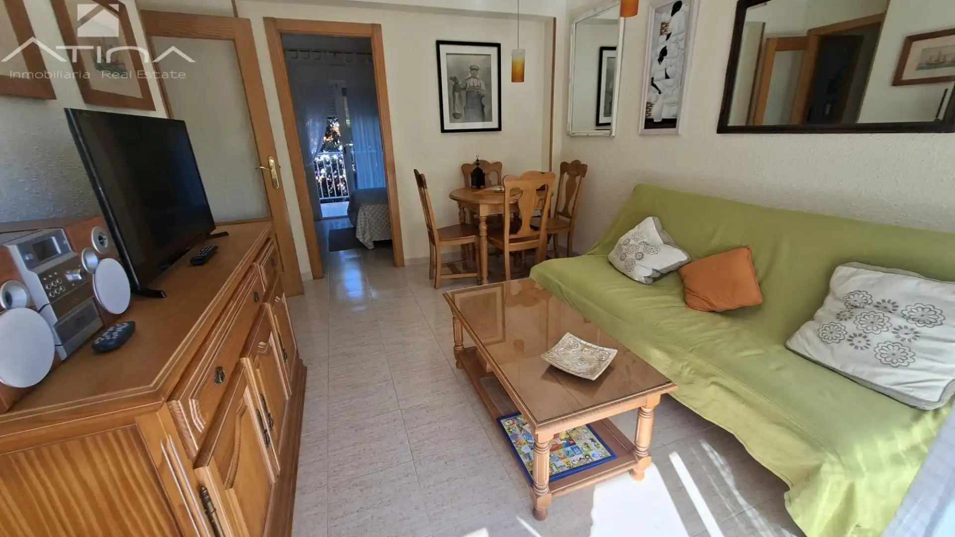 Sala de estar de Apartamento en venta en Dénia