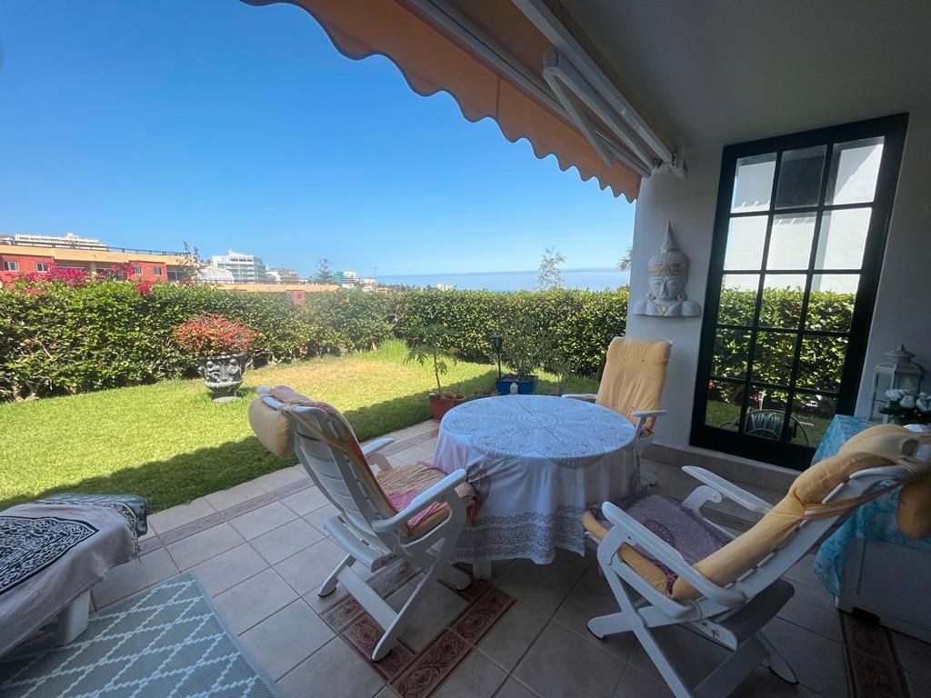 Terrassa de Casa adosada de lloguer en Puerto de la Cruz amb Jardí privat, Terrassa i Traster