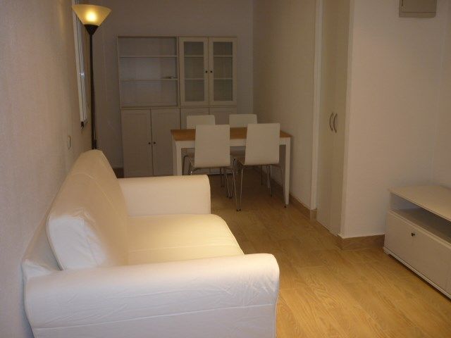 Sala de estar de Piso de alquiler en  Madrid Capital con Amueblado, Lavadora y Microondas