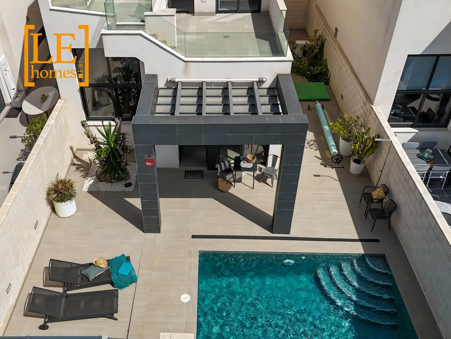 Terrassa de Casa o xalet en venda en Rojales amb Aire condicionat, Jardí privat i Terrassa