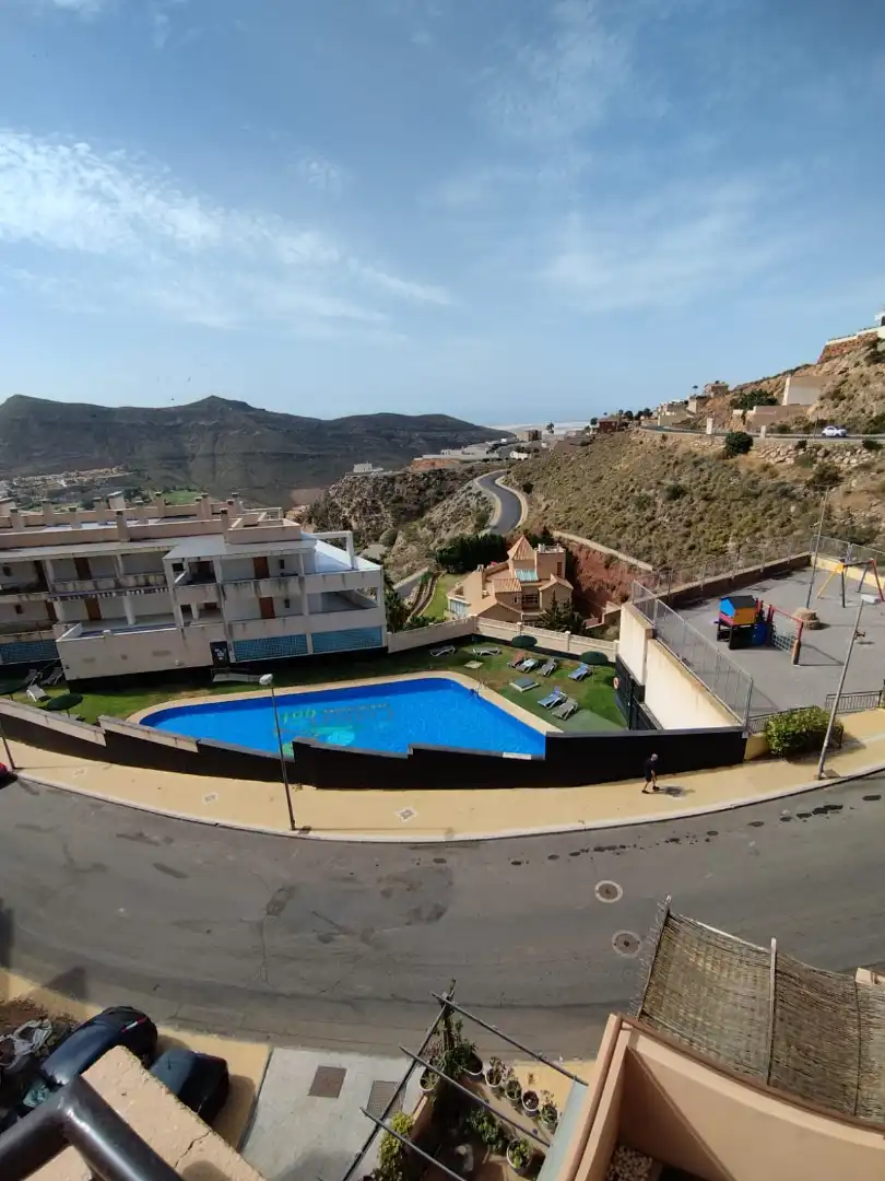 Swimming pool of Flat for rent in Vícar  with Air Conditioner, Terrace and Furnished