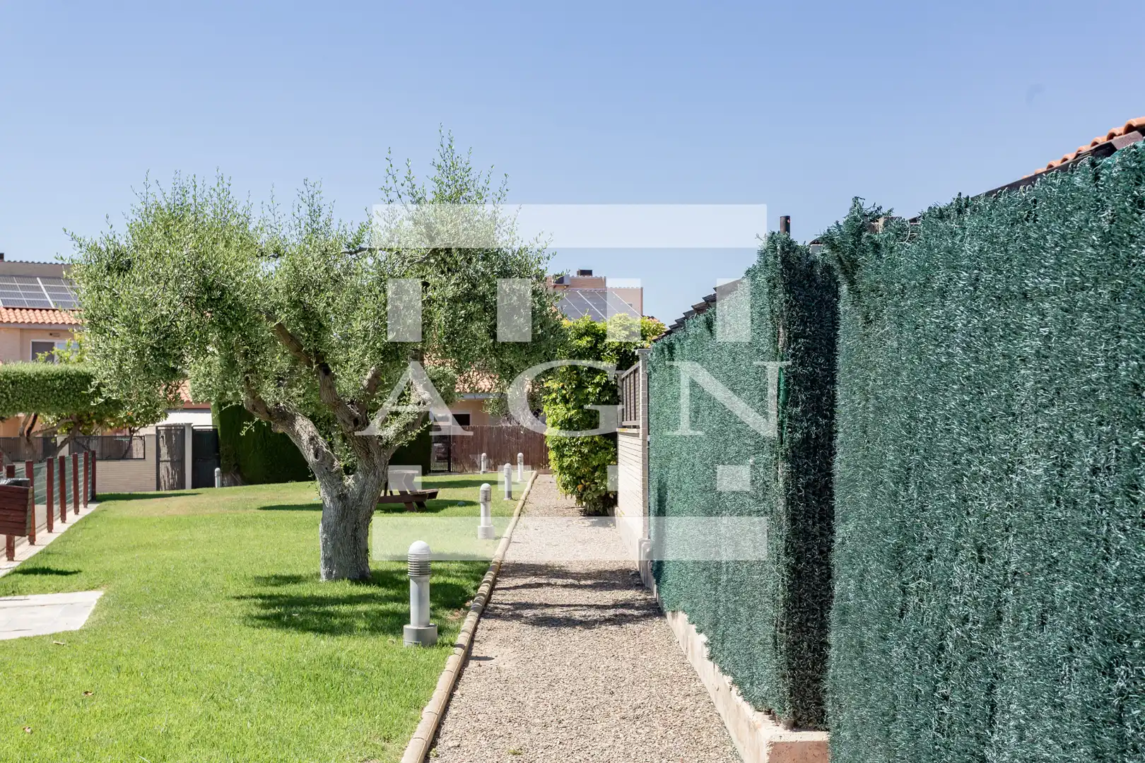 Garten von Einfamilien-Reihenhaus zum Verkauf in Cambrils mit Klimaanlage, Heizung und Privatgarten