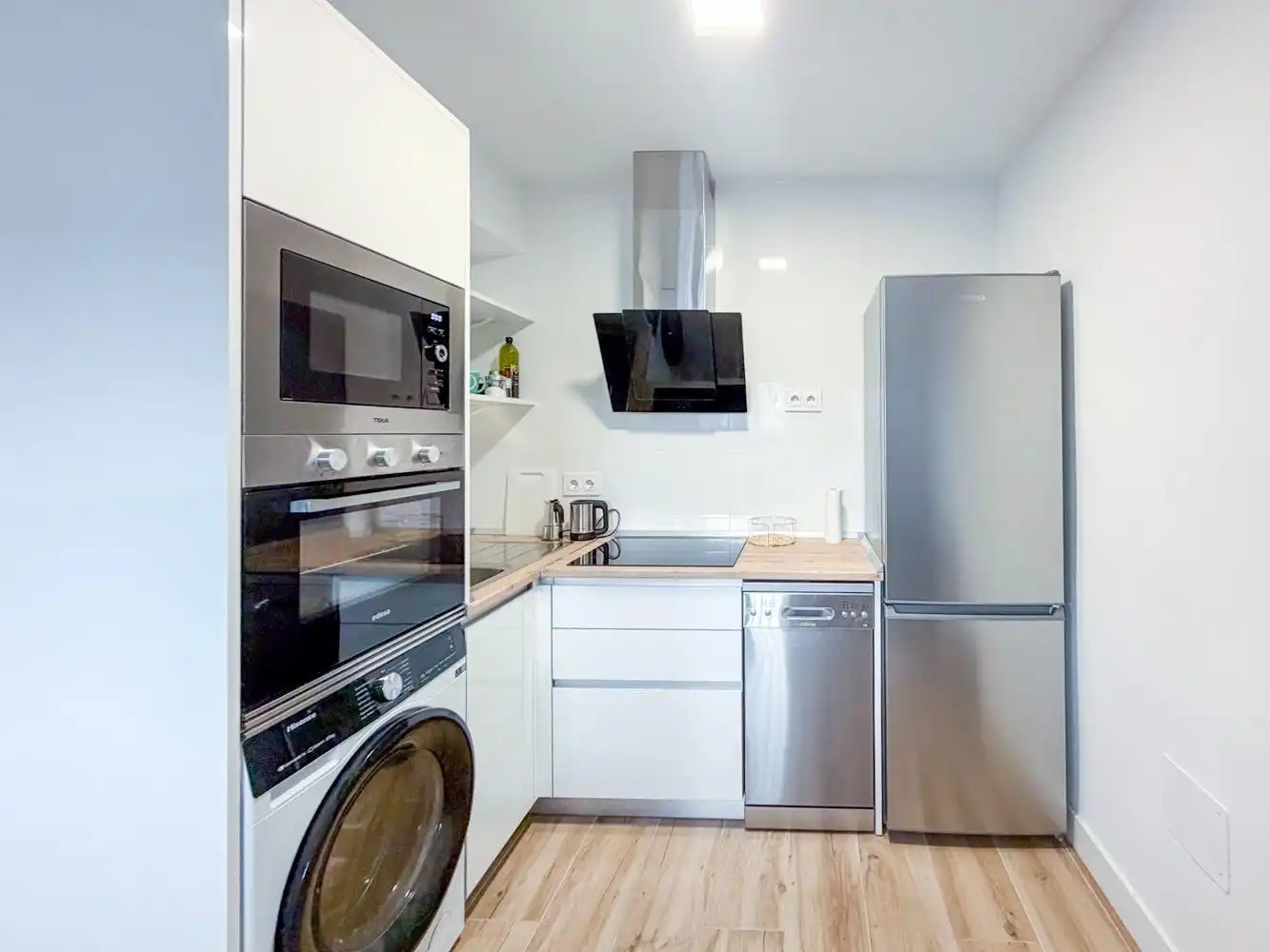Kitchen of Lofts for rent in Madrid  with Air Conditioner, Heating and Furnished
