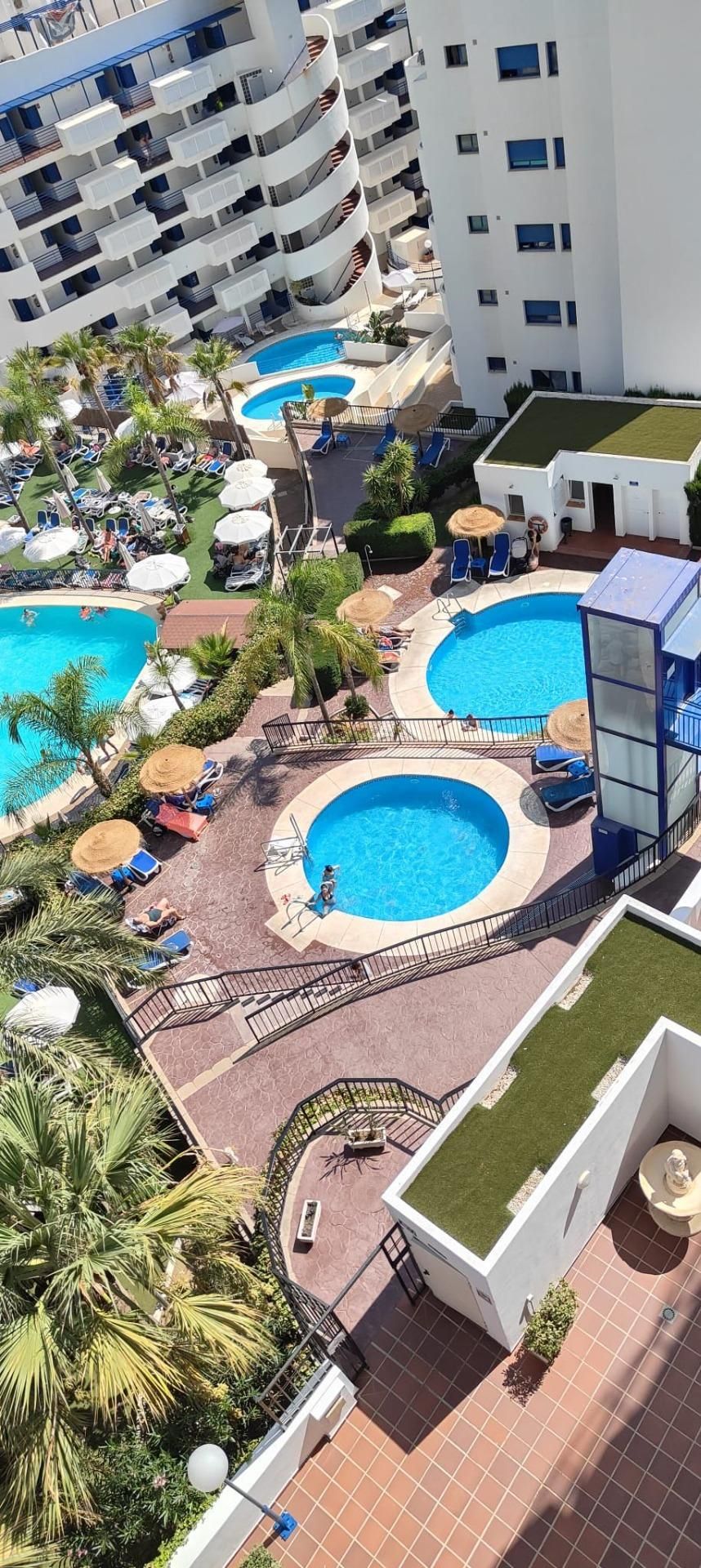 Swimming pool of Flat for sale in Benalmádena  with Air Conditioner, Terrace and Storage room