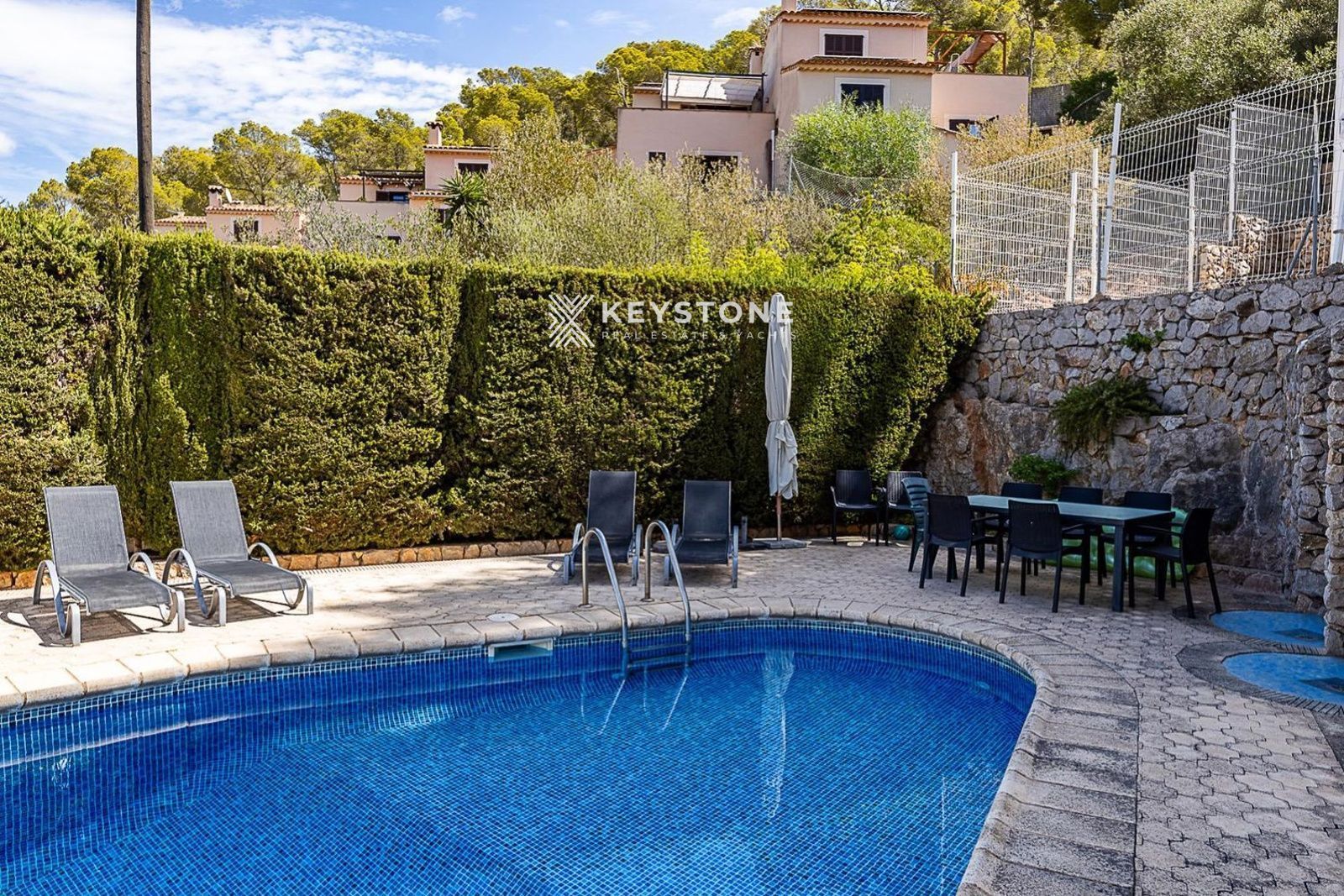 Piscina de Casa o xalet en venda en Calvià amb Aire condicionat, Calefacció i Terrassa