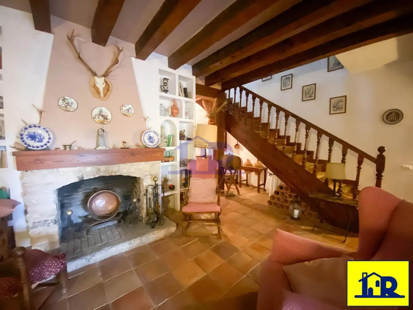 Sala d'estar de Casa o xalet en venda en Chillarón de Cuenca amb Calefacció, Terrassa i Traster
