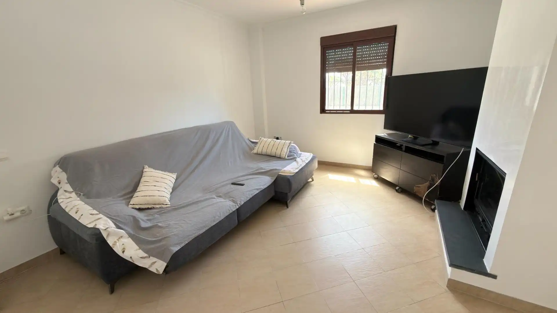 Sala de estar de Casa adosada en venta en Mazagón con Aire acondicionado, Trastero y Piscina