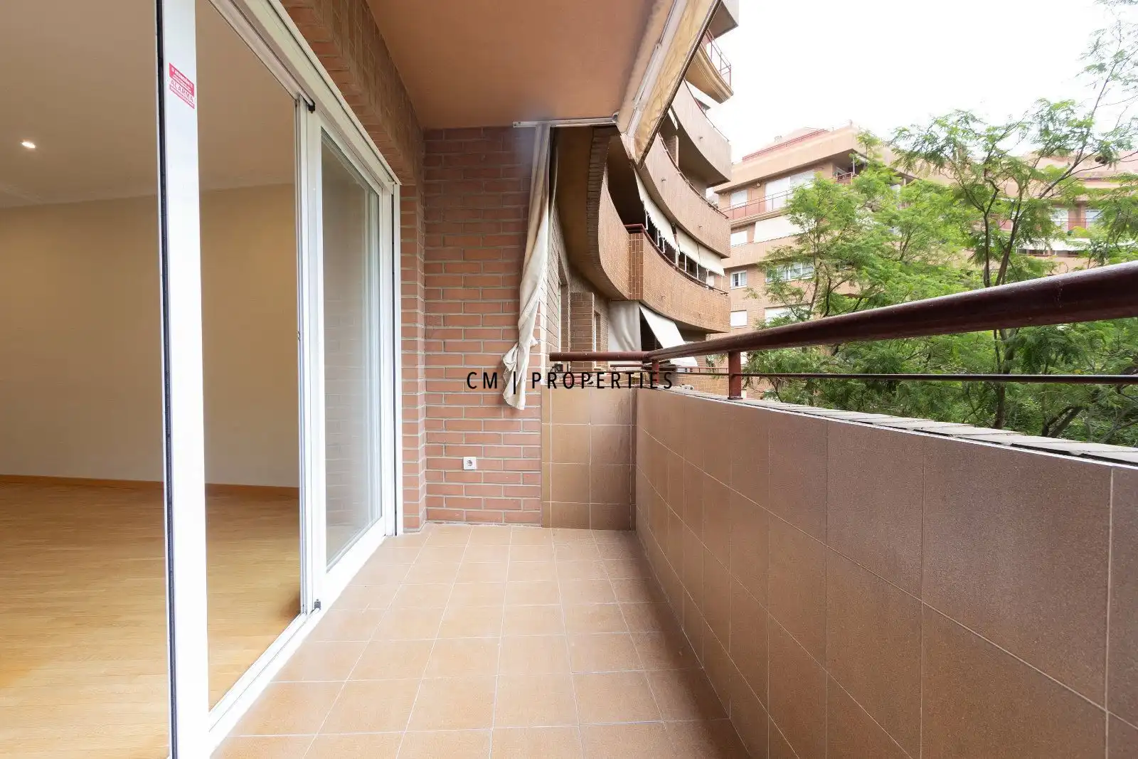 Terraza de Piso de alquiler en Valencia con Aire acondicionado, Calefacción y Parquet