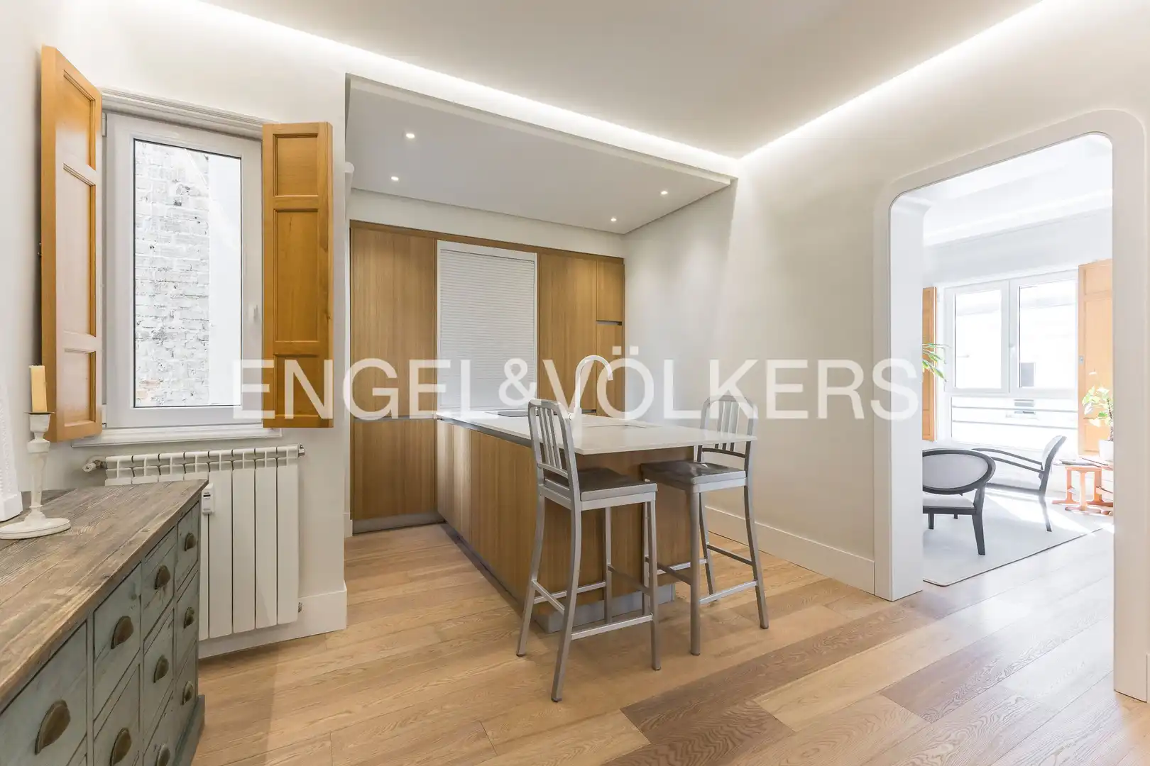 Cocina de Piso de alquiler en Madrid con Aire acondicionado, Calefacción y Amueblado