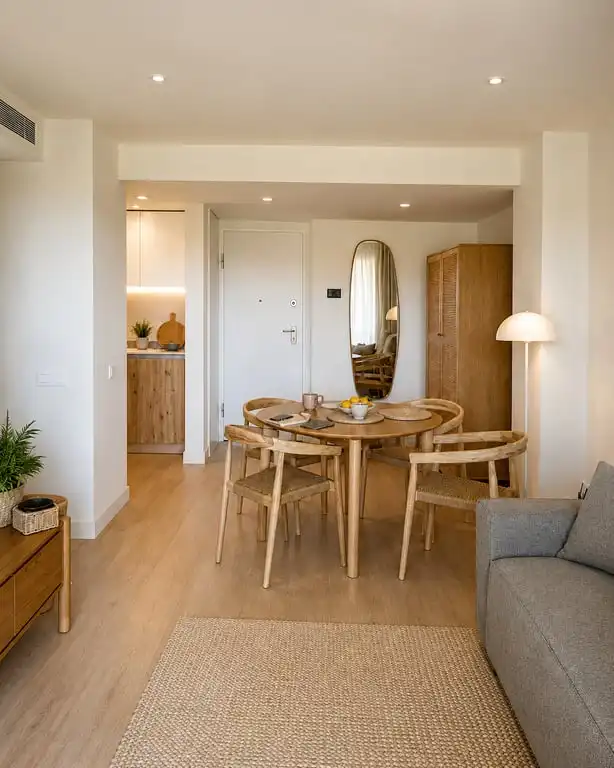 Comedor de Apartamento en venta en Jávea / Xàbia con Terraza, Trastero y Piscina comunitaria