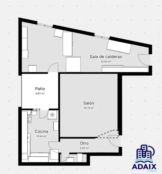 Casa adosada en venta en Huecas con Calefacción y Balcón