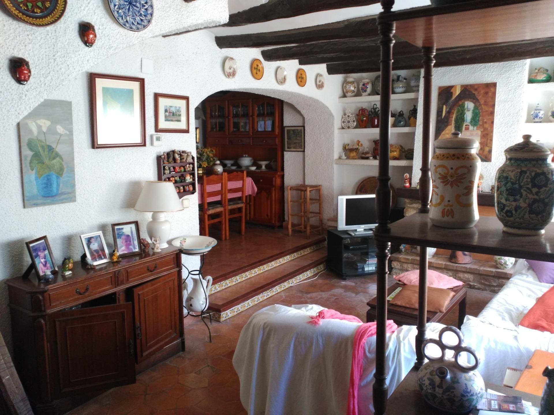 Sala d'estar de Casa o xalet de lloguer en Santa Oliva amb Calefacció i Terrassa