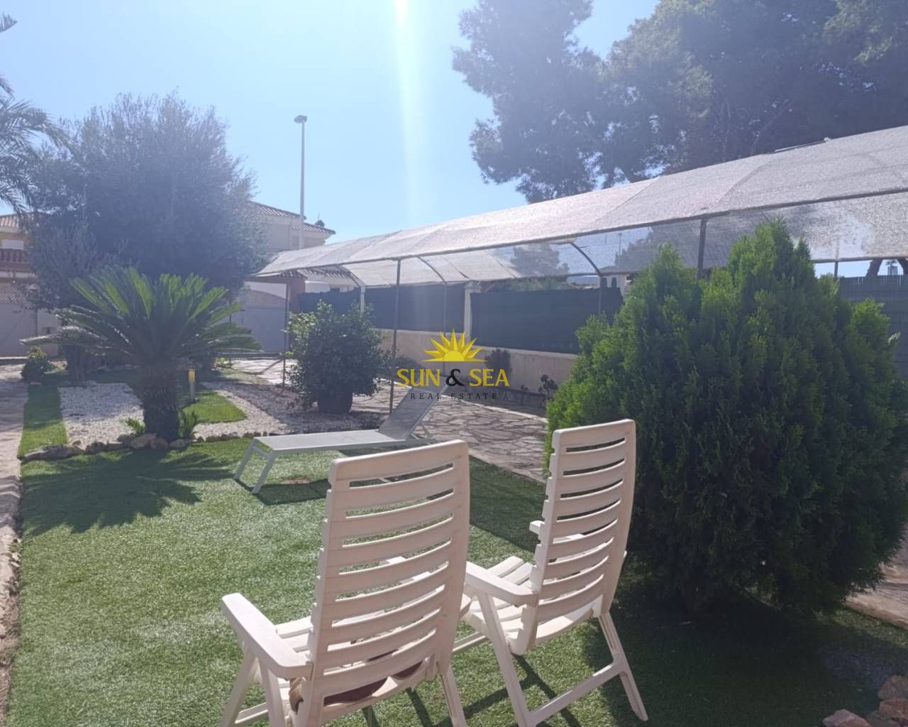 Garden of House or chalet to rent in Cartagena  with Air Conditioner, Heating and Terrace