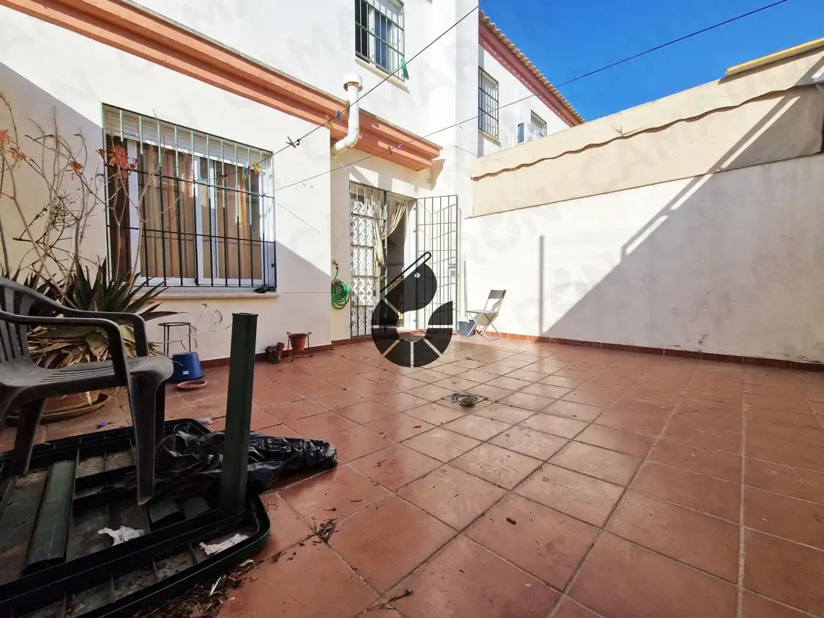 Jardín de Casa adosada en venta en Coria del Río con Terraza