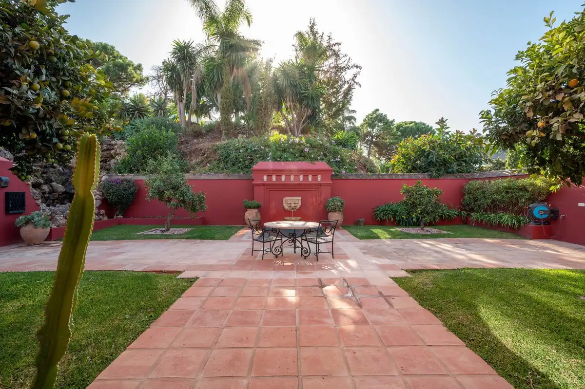 Terraza de Casa o chalet de alquiler en Benahavís con Aire acondicionado, Jardín privado y Terraza