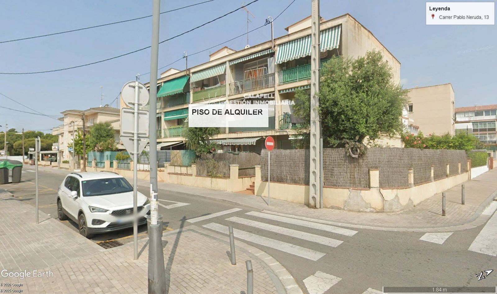 Vista exterior de Pis de lloguer en Calafell amb Calefacció, Terrassa i Moblat
