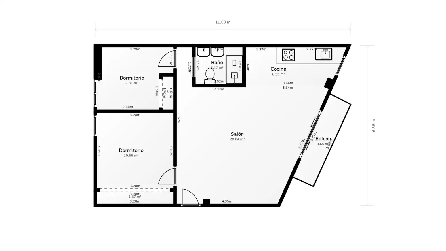 Flat for sale in Rafelbuñol / Rafelbunyol  with Heating, Furnished and Balcony