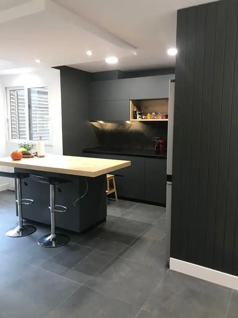 Kitchen of Flat for rent in Madrid  with Air Conditioner, Heating and Terrace