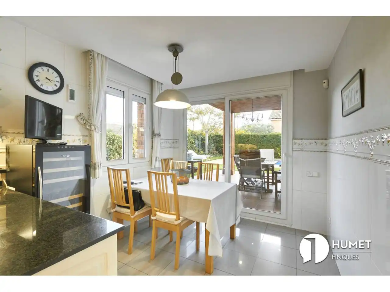 Garden of Houses for sale in Sant Cugat del Vallès  with Air Conditioner, Heating and Private garden