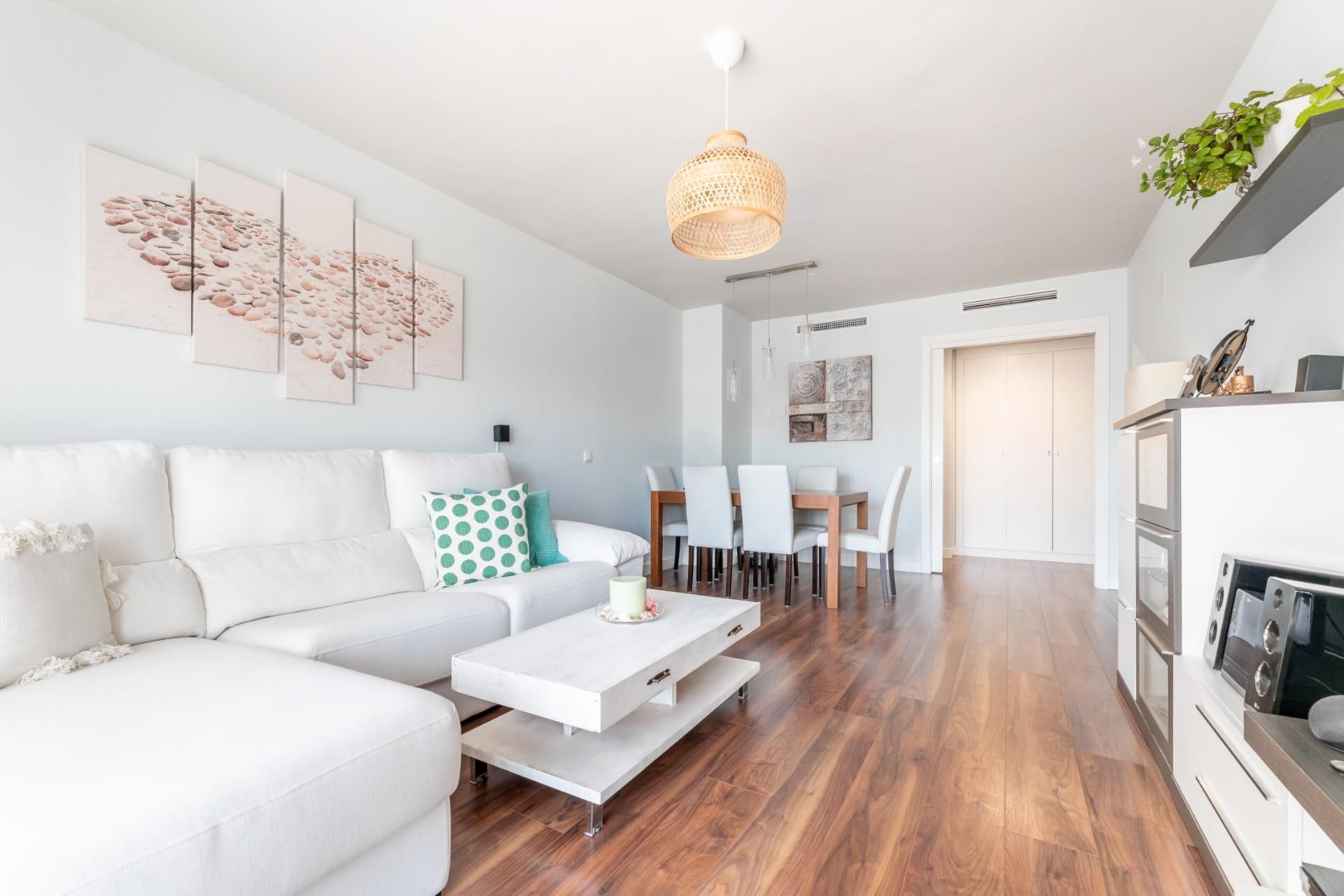 Living room of Flat for sale in Colmenar Viejo  with Heating, Private garden and Terrace