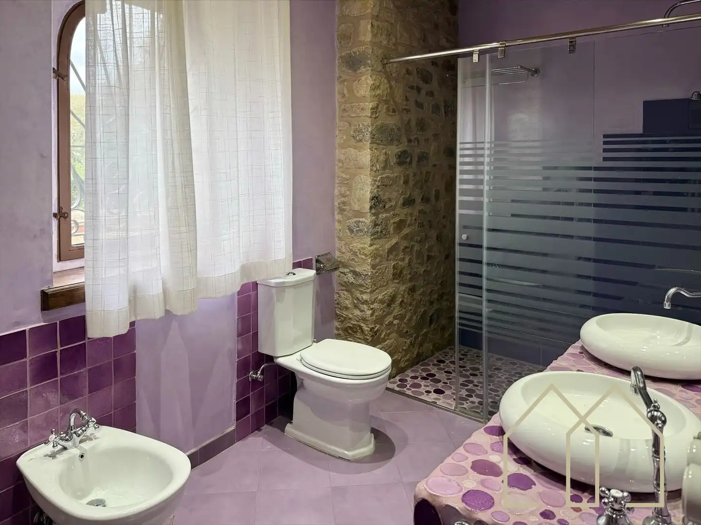 Baño de Casa o chalet en venta en Sant Joan de Mollet con Aire acondicionado, Calefacción y Jardín privado