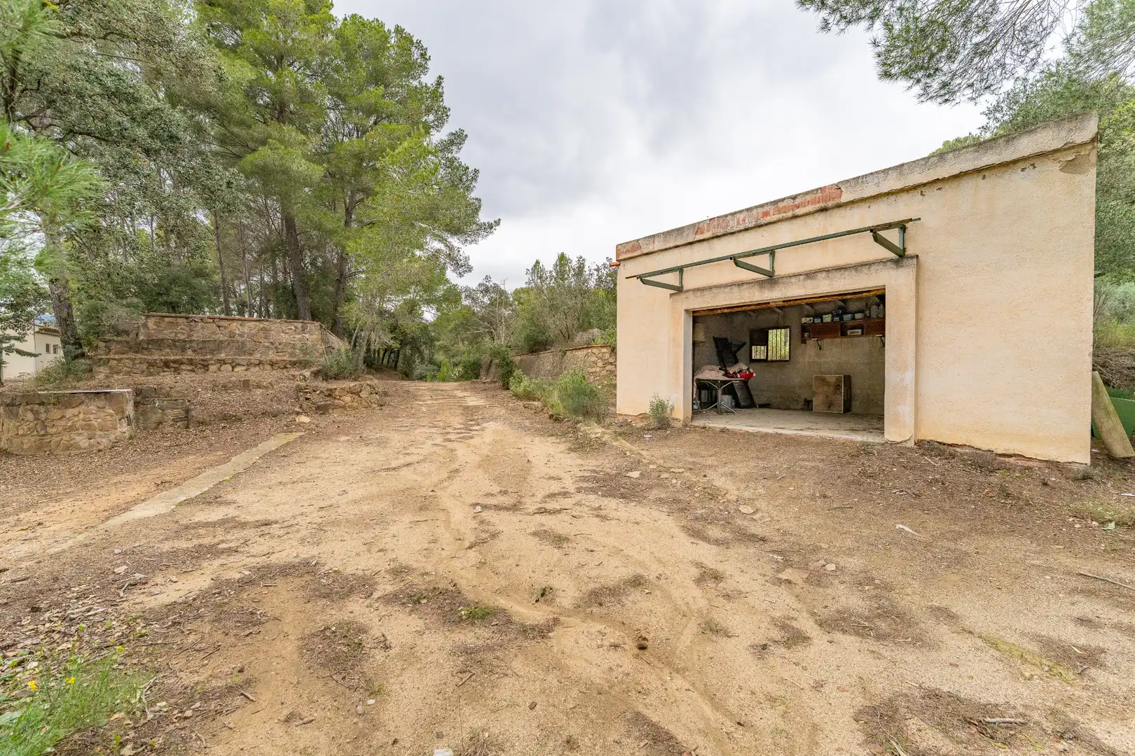 Vista exterior de Finca rústica en venda en Les Borges del Camp amb Jardí privat, Terrassa i Traster