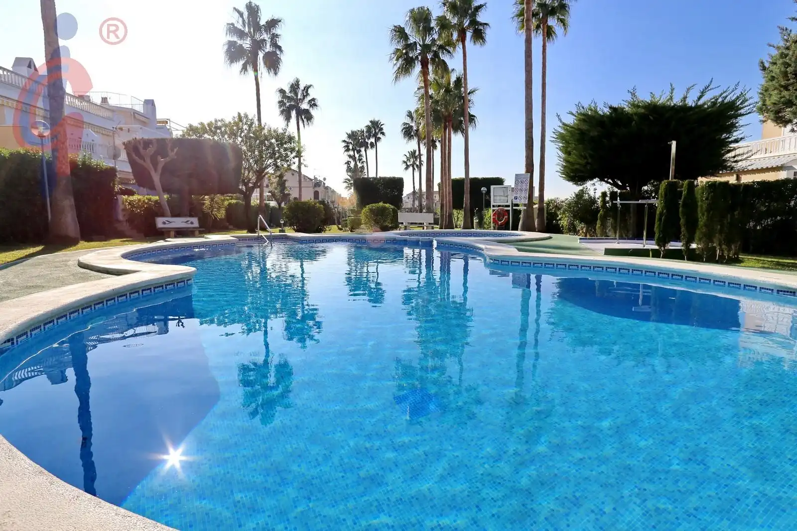 Schwimmbecken von Dachboden zum Verkauf in Guardamar del Segura mit Klimaanlage, Terrasse und Möbliert