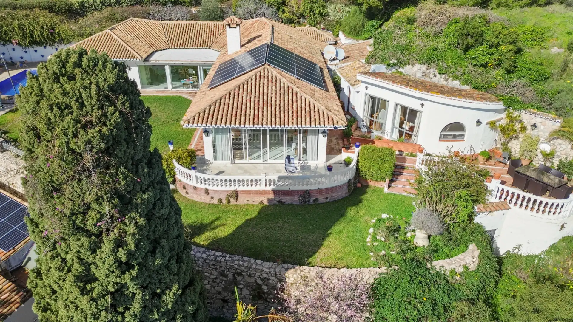 Jardín de Casa o chalet en venta en Benalmádena con Aire acondicionado, Jardín privado y Terraza