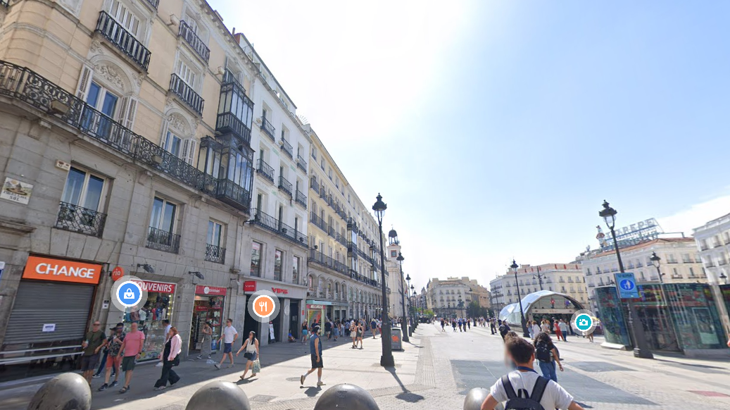Vista exterior de Oficina en venda en  Madrid Capital