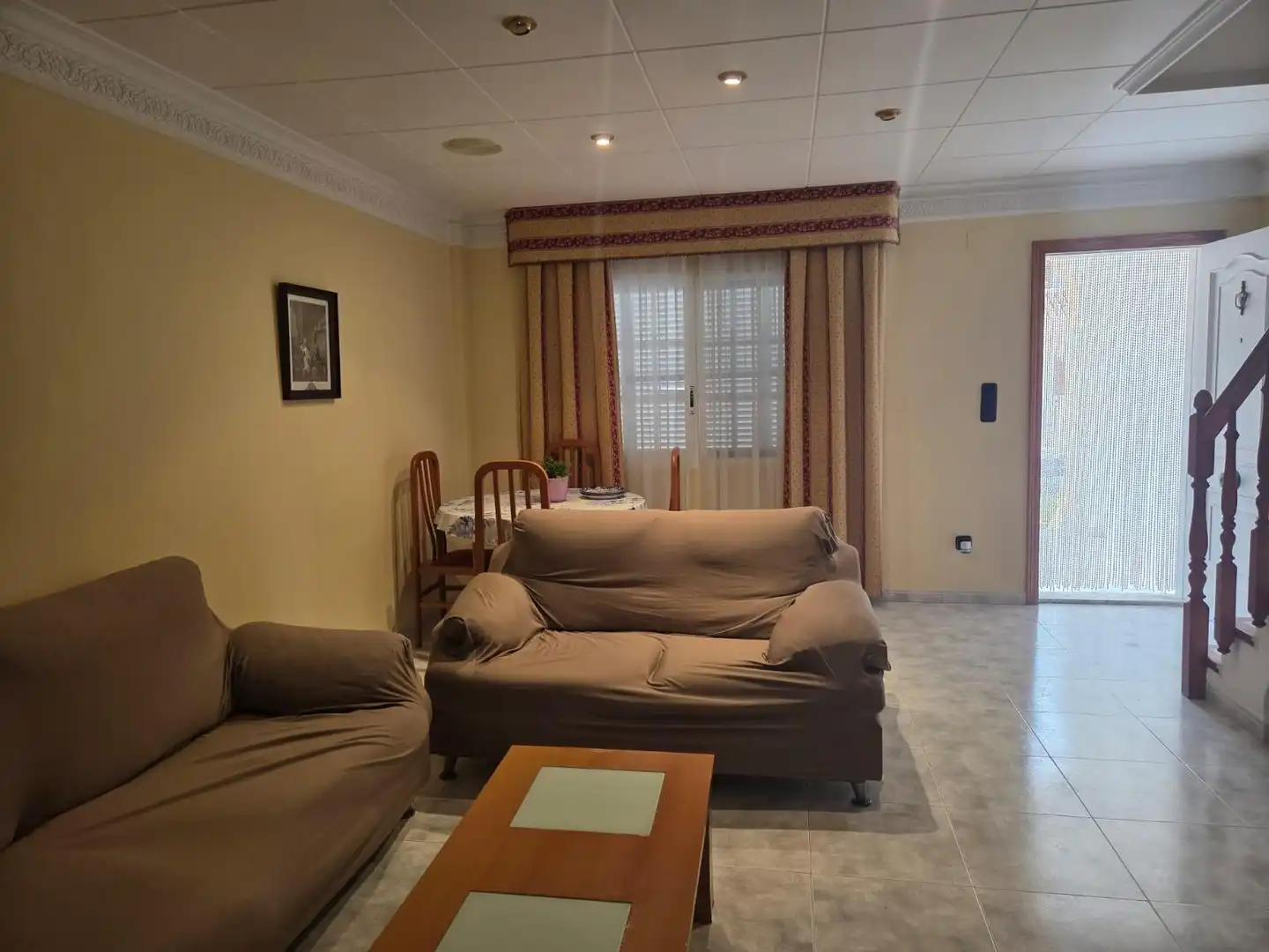 Living room of Houses for rent in Sueca  with Air Conditioner, Terrace and Furnished