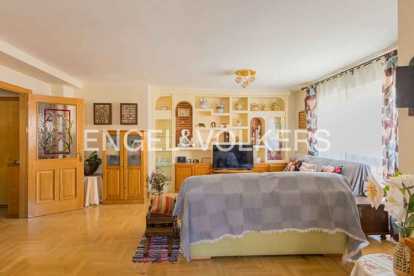 Sala d'estar de Pis en venda en Getafe amb Aire condicionat, Calefacció i Parquet