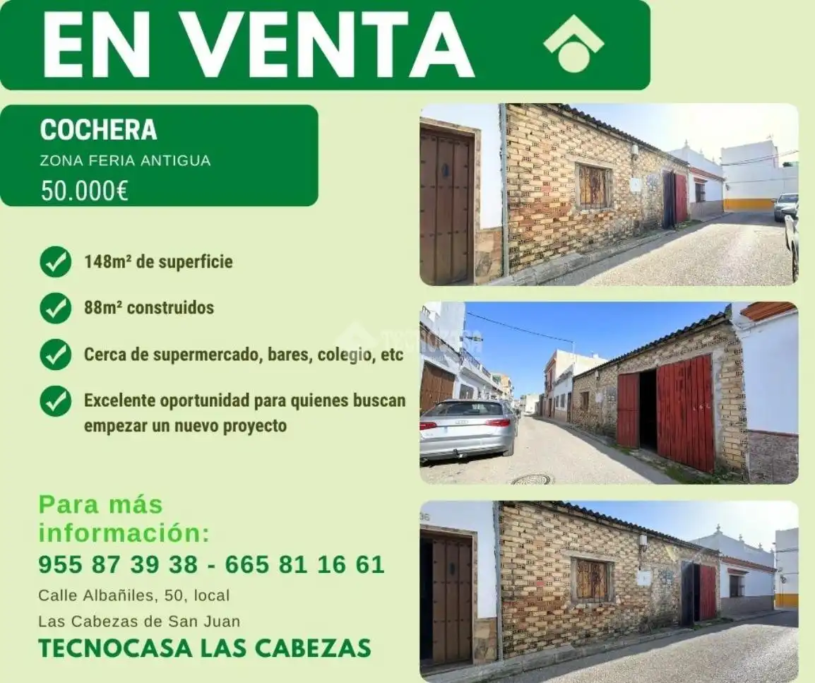 Exterior view of Garage for sale in Las Cabezas de San Juan