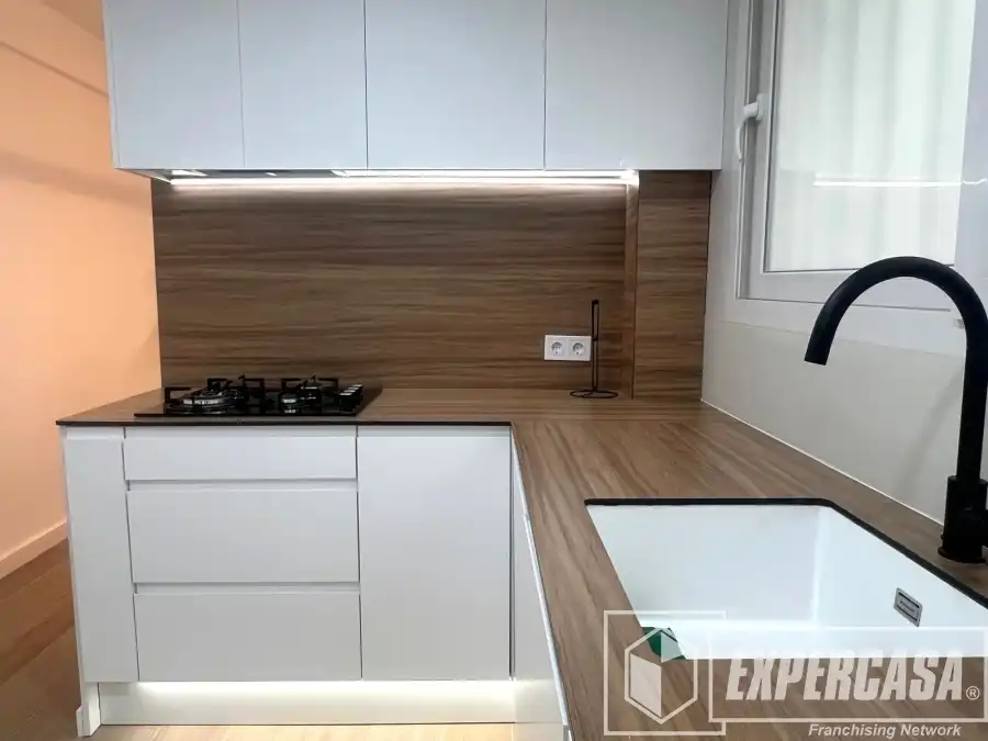 Cocina de Piso de alquiler en Catarroja con Aire acondicionado, Terraza y Amueblado