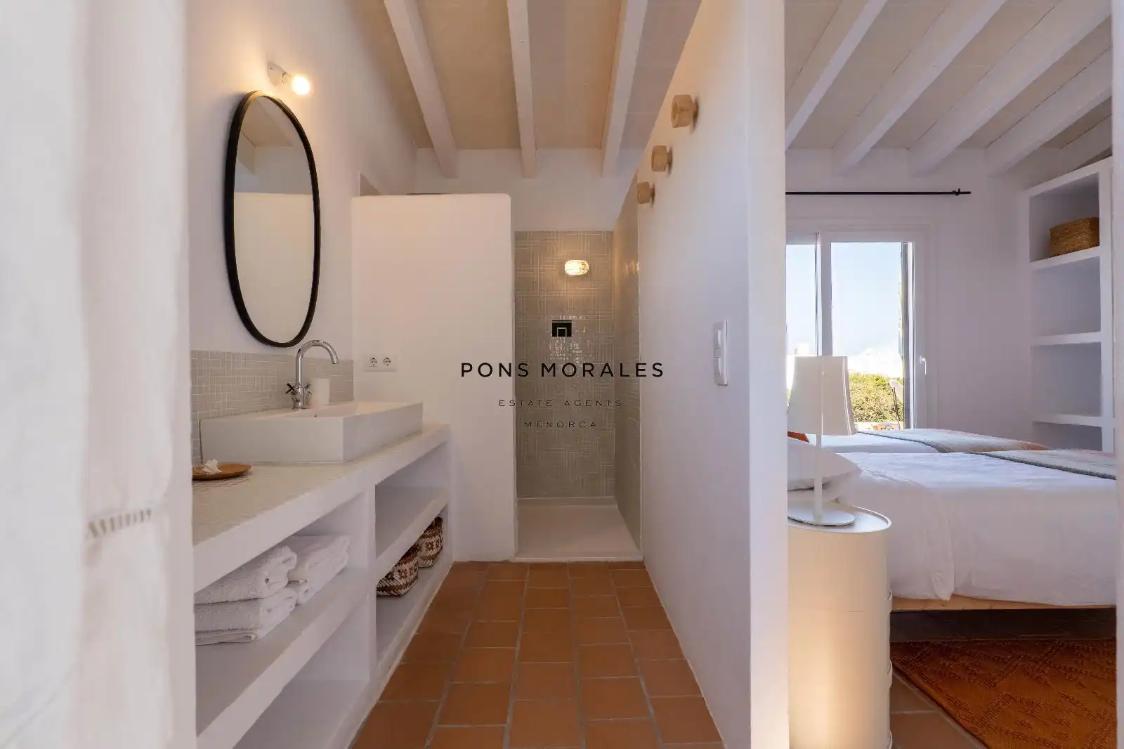 Baño de Casa o chalet en venta en Ciutadella de Menorca con Aire acondicionado, Calefacción y Jardín privado