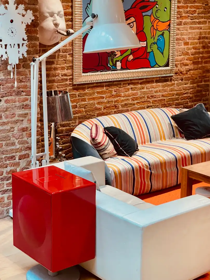 Wohnzimmer von Maisonette zur Miete in Madrid mit Klimaanlage, Heizung und Möbliert
