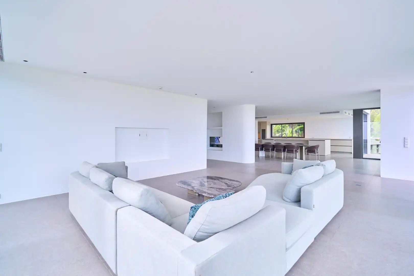 Sala d'estar de Casa o xalet en venda en  Palma de Mallorca amb Aire condicionat, Jardí privat i Terrassa
