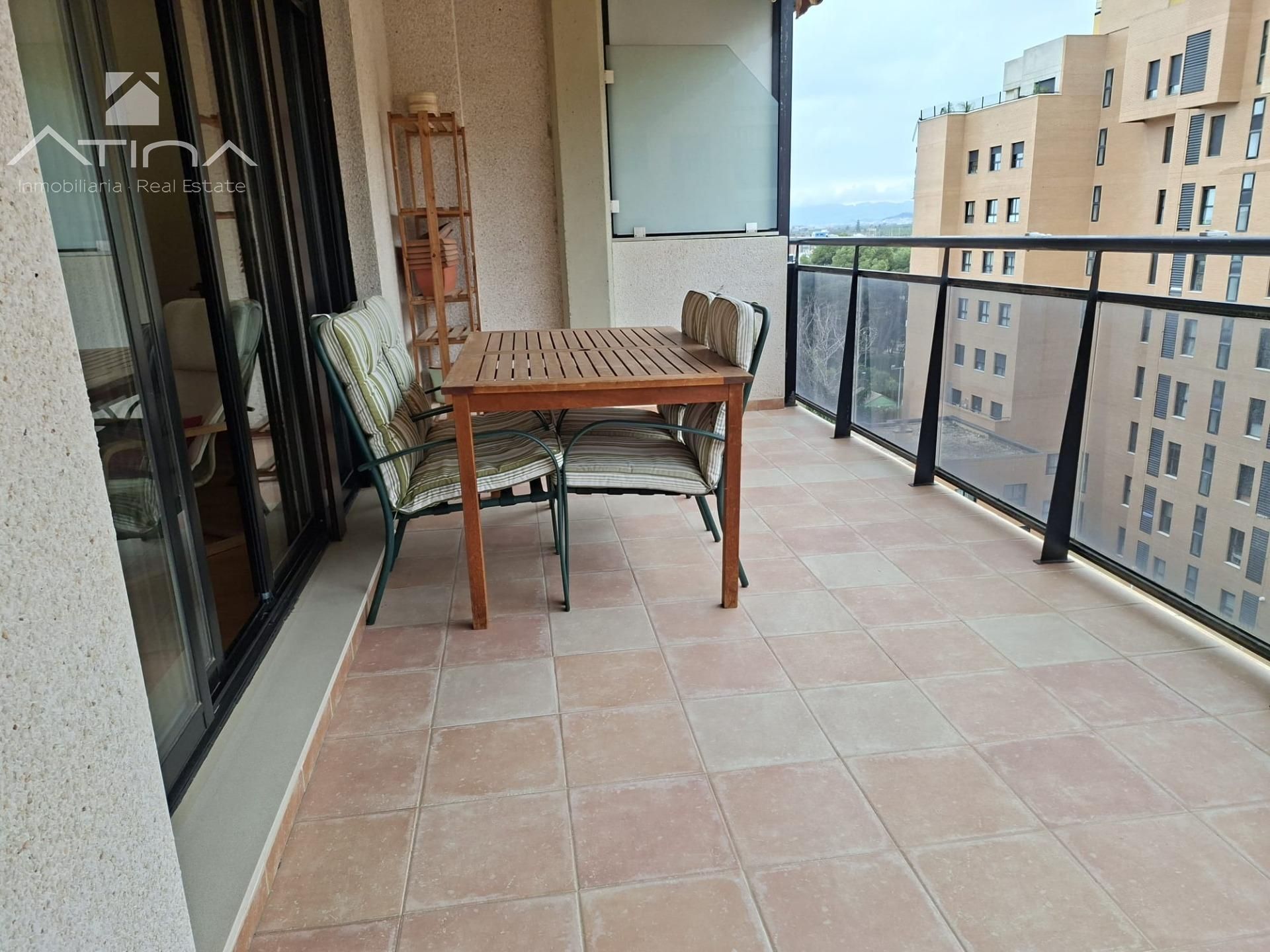 Terrace of Flat for sale in Gandia  with Air Conditioner, Private garden and Parquet flooring