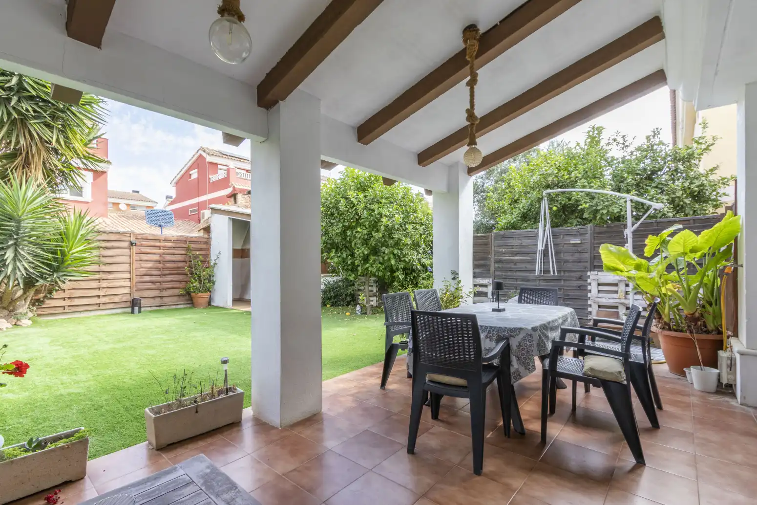 Terrace of Houses for sale in Moncada  with Air Conditioner, Heating and Private garden