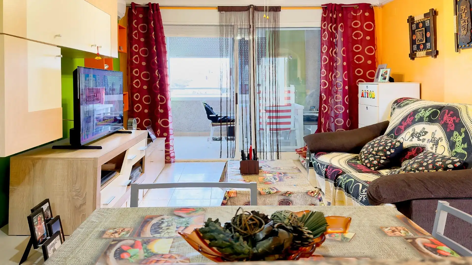 Sala de estar de Piso en venta en Villajoyosa / La Vila Joiosa con Trastero y Piscina comunitaria