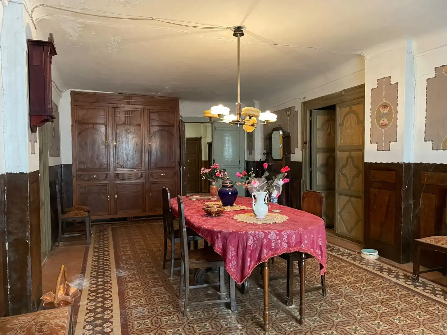 Menjador de Casa o xalet en venda en Erla amb Terrassa i Traster